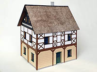 129-H060142 - H0 Umgebindehaus Bad Schandau 2 - Bausatz